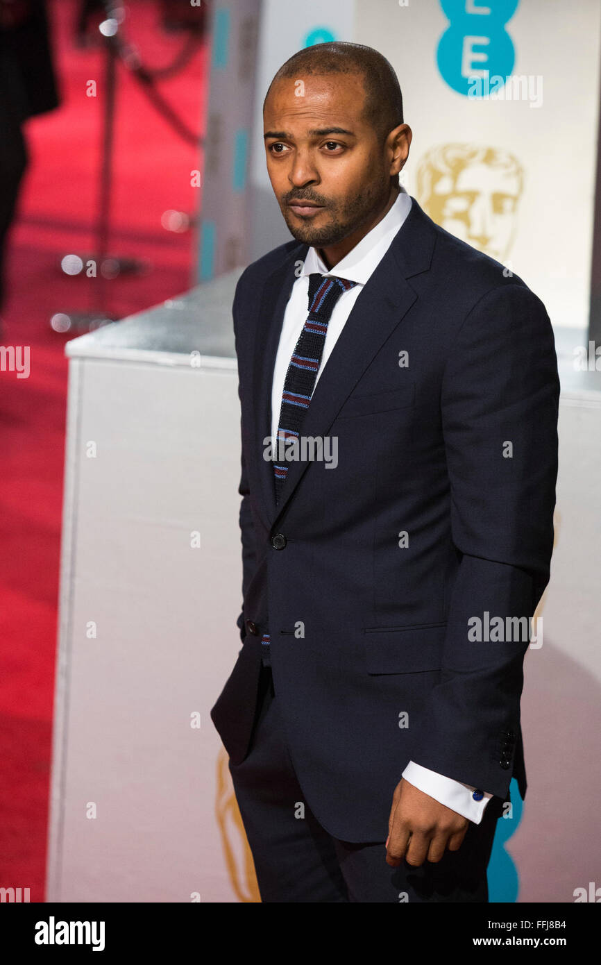 Londres, Royaume-Uni. 14 février 2016. Acteur Noel Clarke. Tapis rouge pour des arrivées du 69EE British Academy Film Awards, BAFTAs, au Royal Opera House. Crédit : Images éclatantes/Alamy Live News Banque D'Images