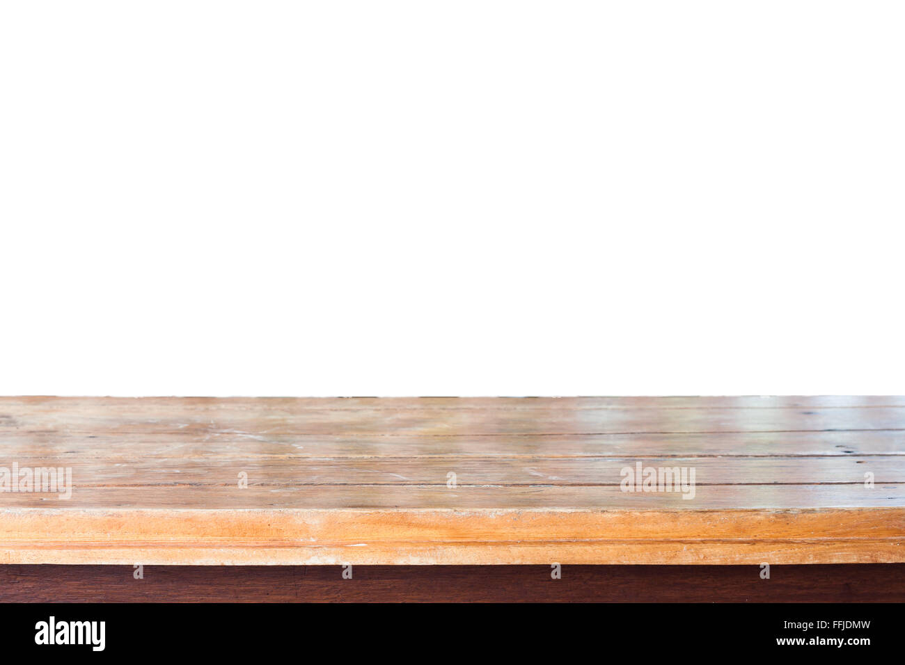 Table ancienne en bois vide, stock photo Banque D'Images
