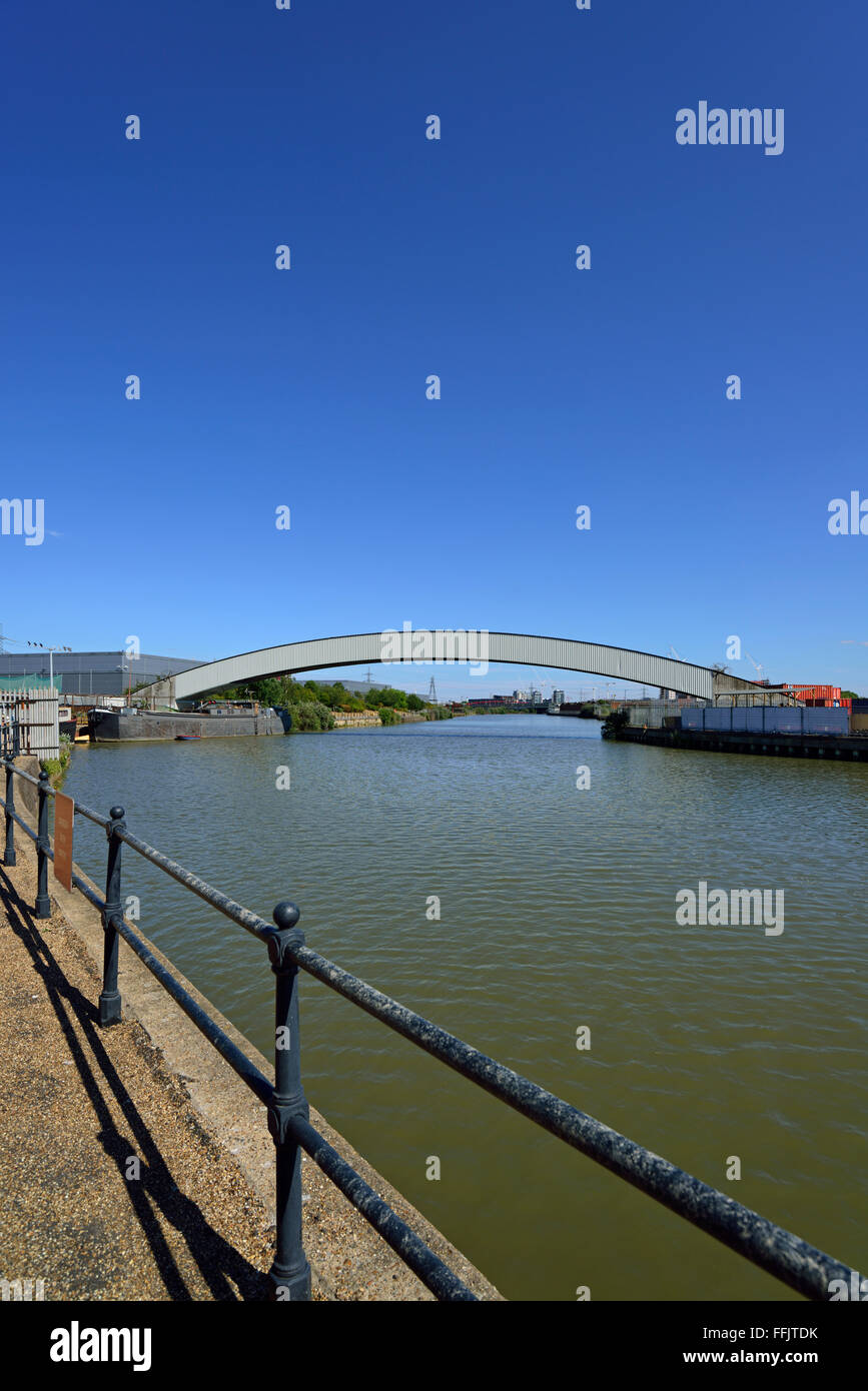 Cody Dock, Bow Creek, rivière Lea, Tower Hamlets, London, Royaume-Uni Banque D'Images