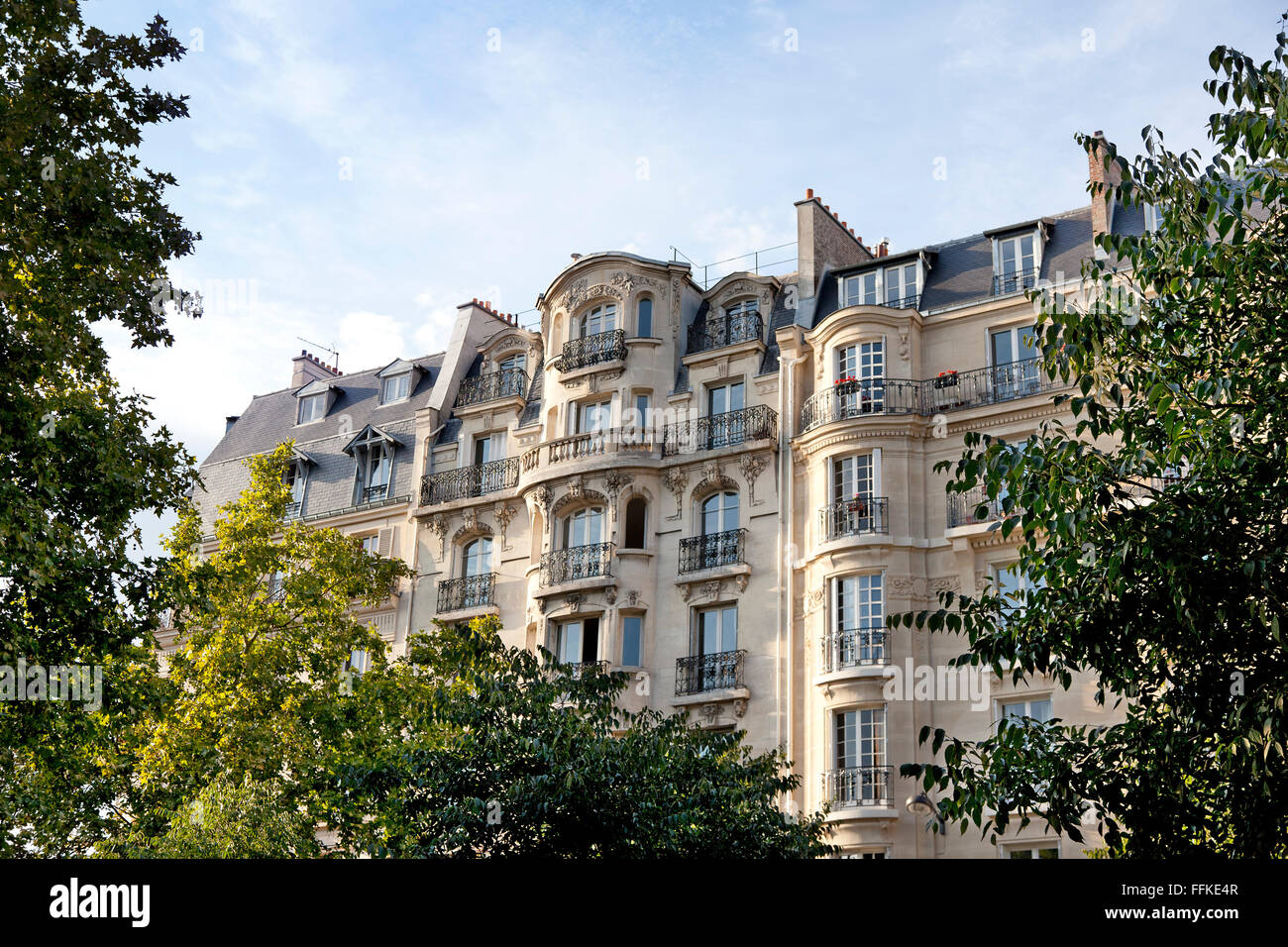 Appartements à Montmartre Paris France Banque D'Images