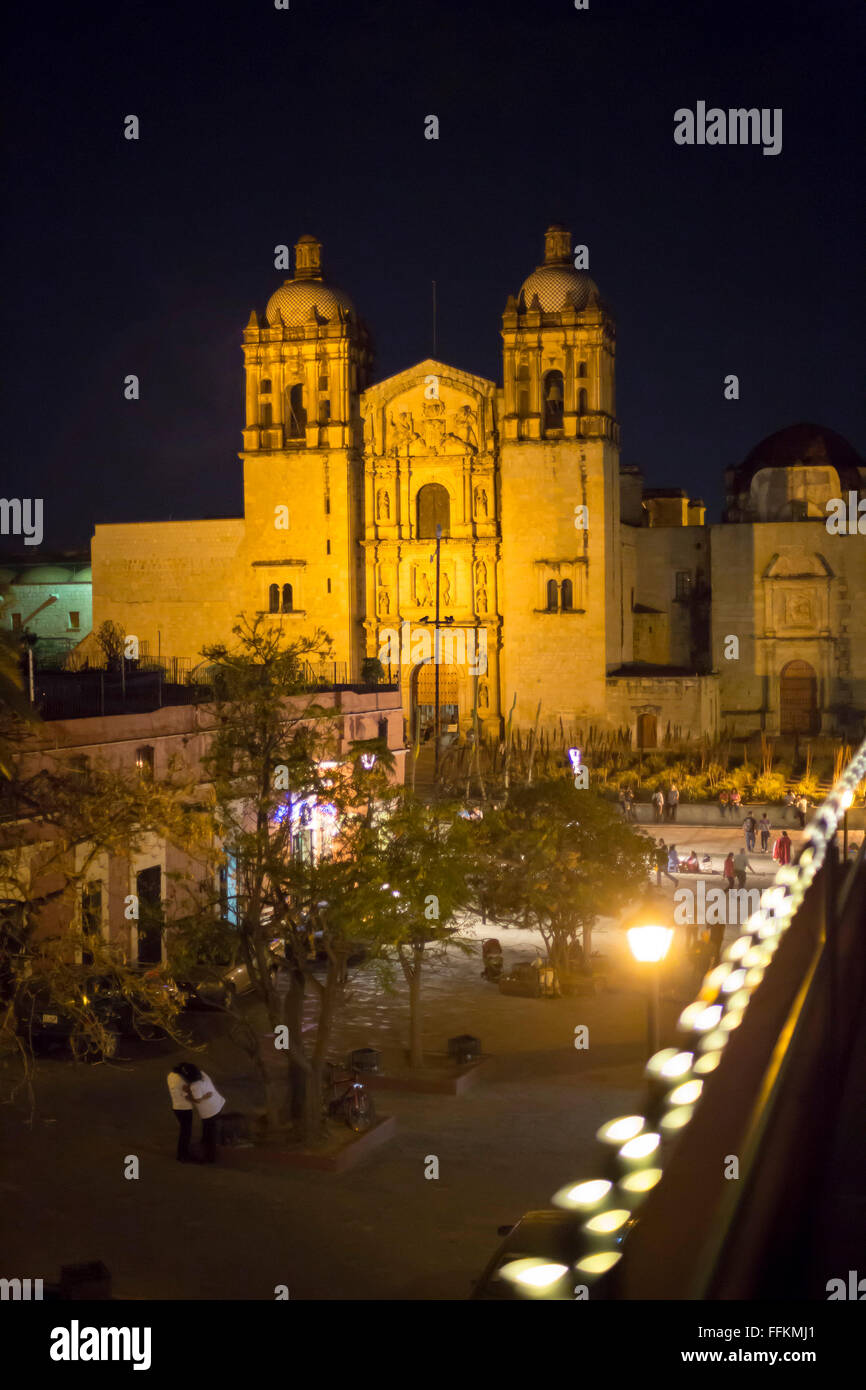 Oaxaca, Mexique - Santo Domingo de Guzmán Église Catholique Banque D'Images