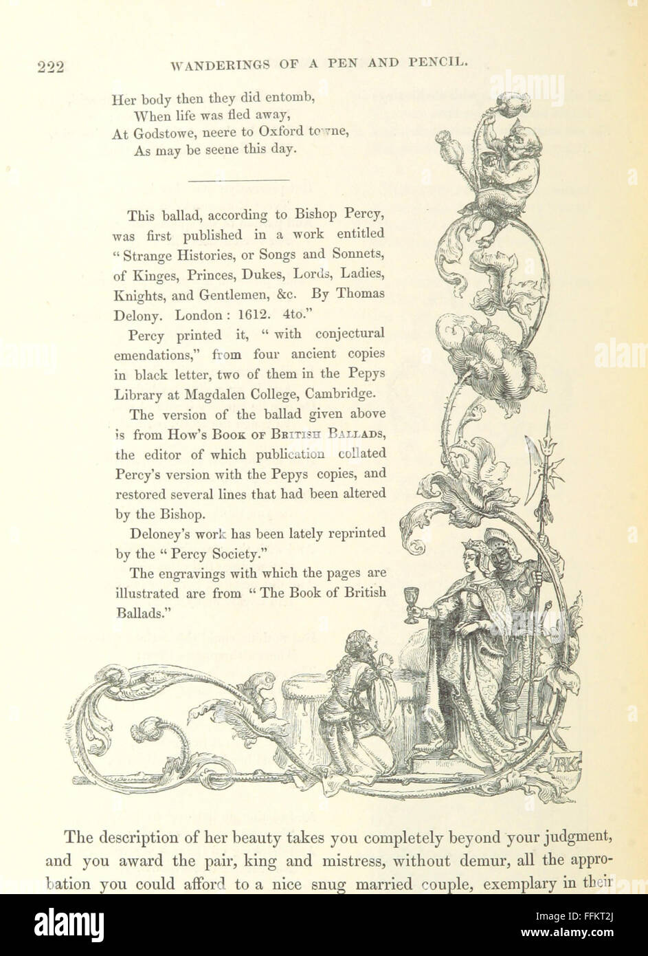 38 de "l'errance d'un stylo et crayon. Par F. P. Palmer et A. Crowquill. [Le texte par Palmer, les illustrations par Crowqui Banque D'Images