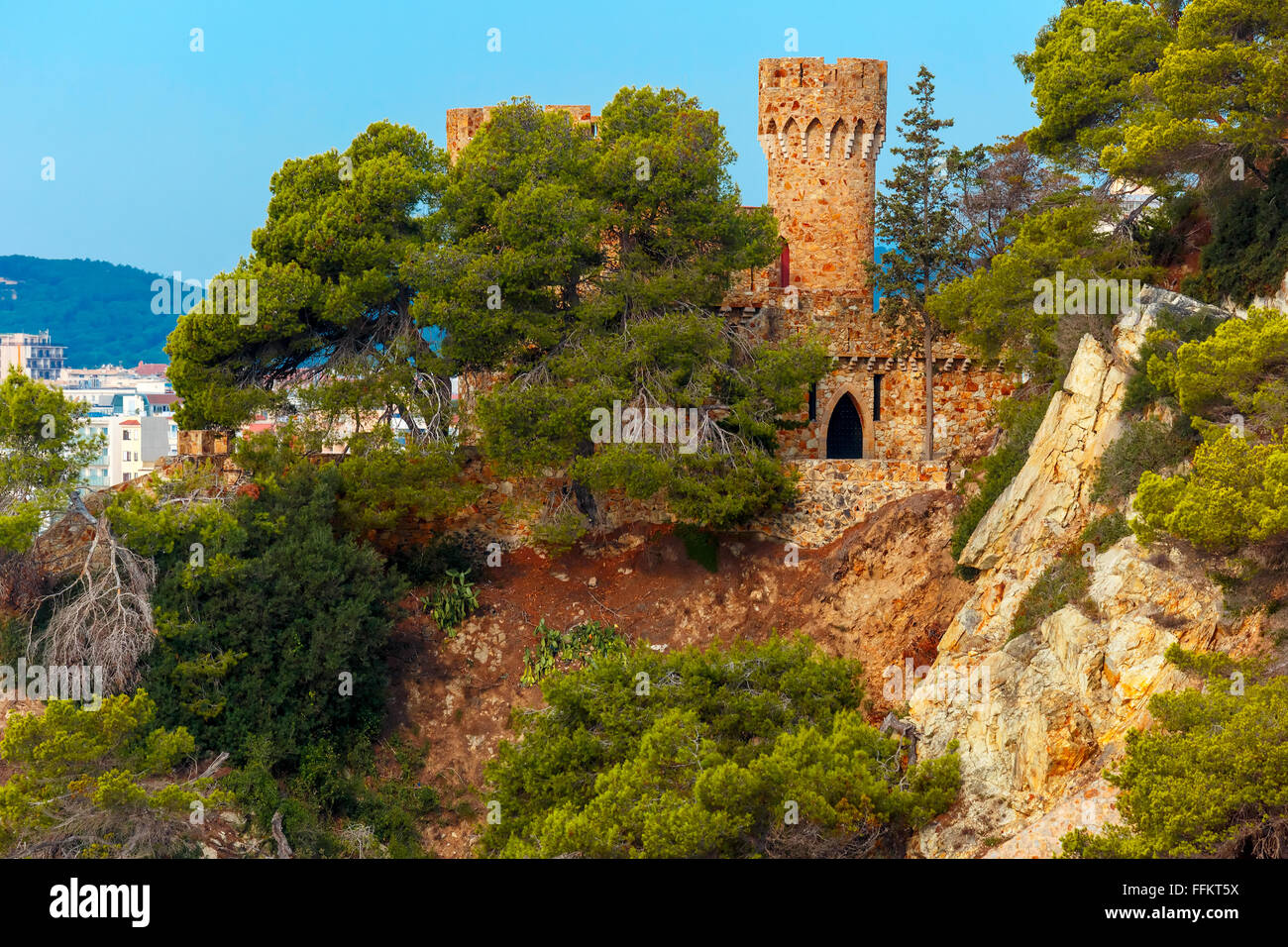 Lloret de Mar, sur la Costa Brava, Catalogne, Espagne Banque D'Images