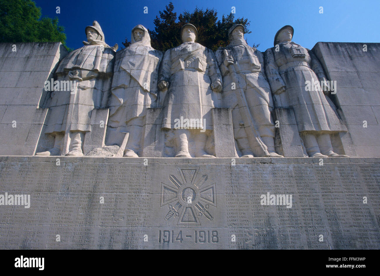 France, Meuse (55), Verdun, mémorial aux soldats de Verdun morts pendant la première Guerre mondiale, monument aux enfants de Verdun Banque D'Images