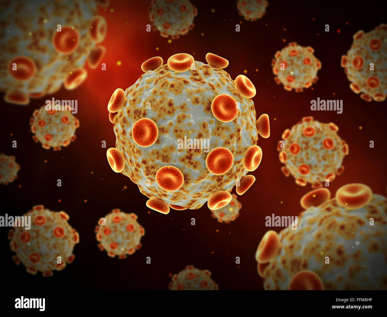 Image conceptuelle du Zika virus. Banque D'Images Image conceptuelle du Zika virus. Banque D'Images