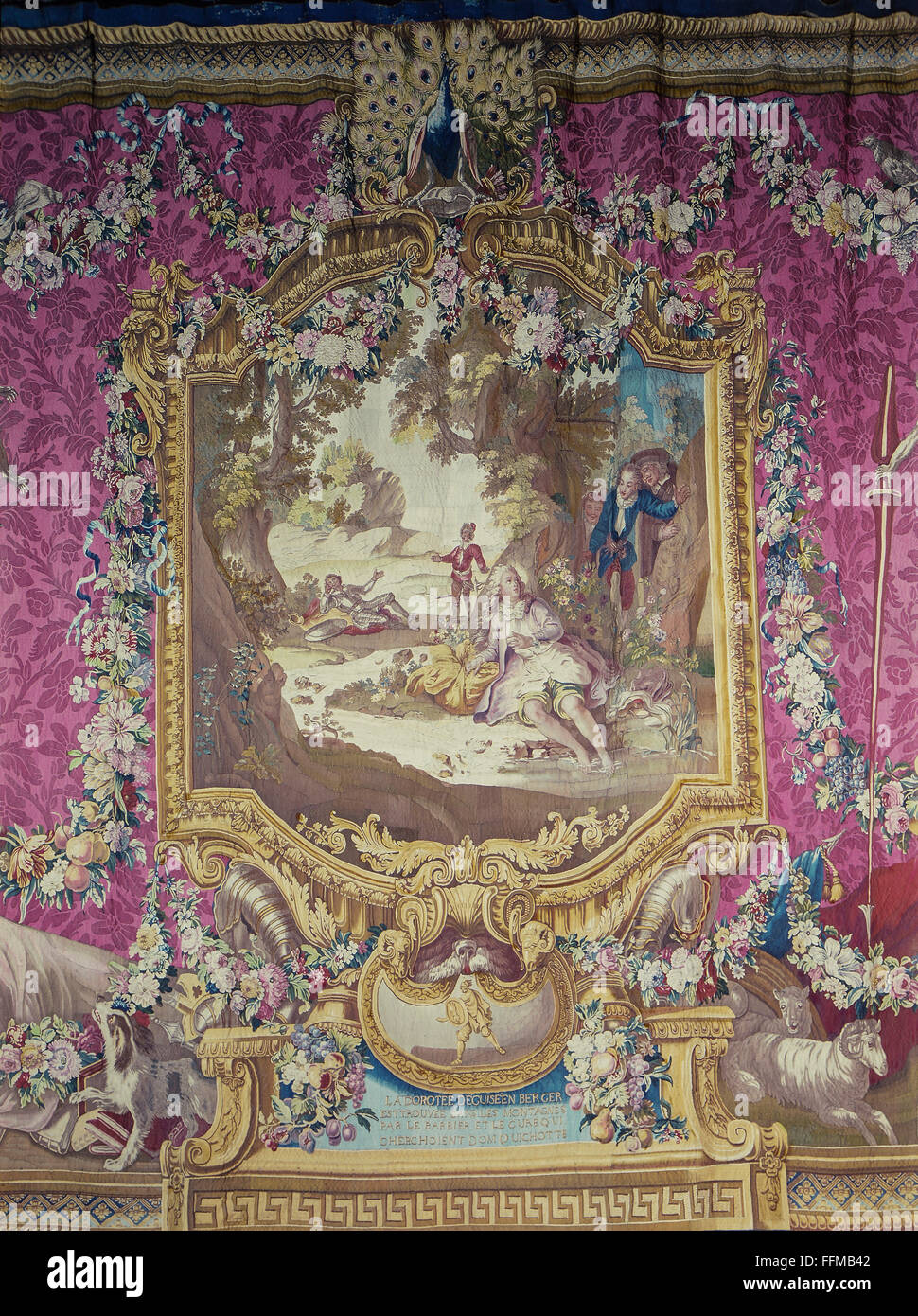 Littérature,Don Quichotte,Dorothea sous la forme d'un petit garçon paysan,tapisserie,de Don Quichotte suite,par Audrans et Cozette,après conception par Charles Coypel,frontière après le Maire,Paris,1777,trésorerie suédoise,Stockholm,18ème siècle,rococo,mur suspendu,beaux-arts,art,tapisserie,tapavoise,Miguel,jardin,fleurs,hors-de,jardin,animaux,repos,fleurs,jardin,repos,fleurs,jardin,repos,fleurs,hors-de la mer,jardin,jardin,fleurs,repos,animaux,repos,fleurs,repos,fleurs,repos,fleurs,berge,berge,animaux,berge,berge,berge,berge,berge,berge,animaux,berge,berge,berge,berge,jardin,jardin,berge,jardin,jardin,animaux,berge,ber Banque D'Images