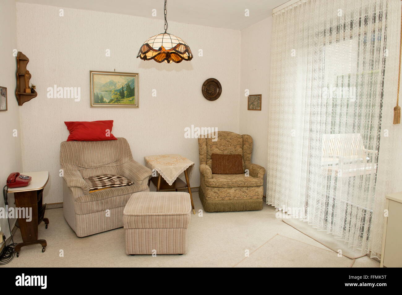 Ameublement, salon, Niederense, Allemagne, vers 1976, droits supplémentaires-Clearences-non disponible Banque D'Images