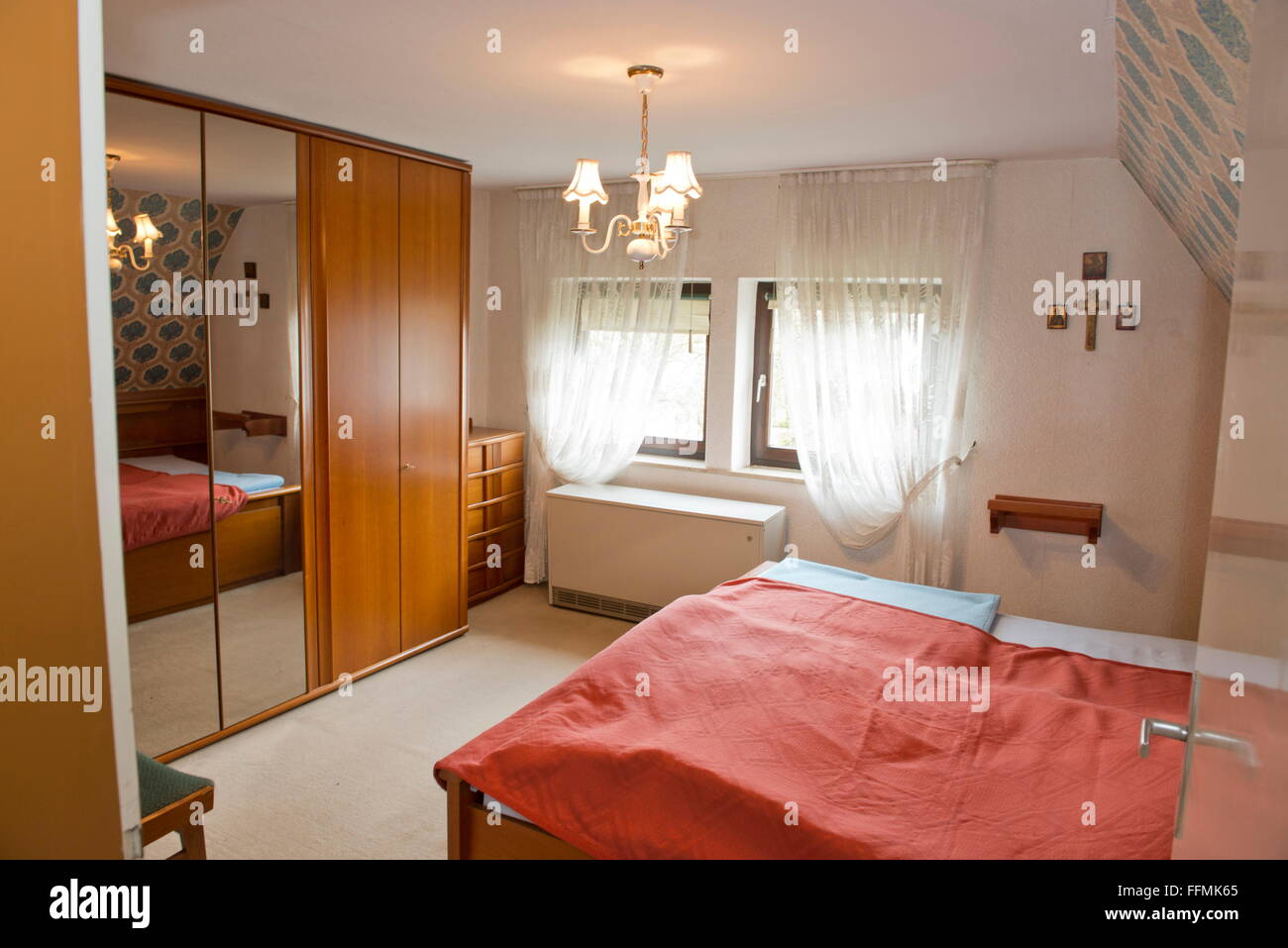 Ameublement, chambre, Niederense, Allemagne, vers 1976, droits supplémentaires-Clearences-non disponible Banque D'Images
