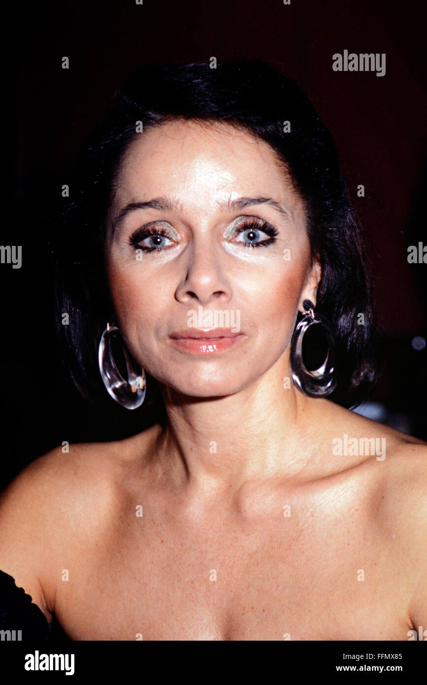 Peitsch, Monika, * 23.12.1936, actrice allemande, portrait, lors d'une boule de cinéma, 1985, Banque D'Images