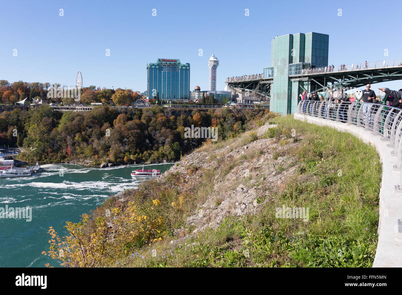 La tour d'observation à Niagara Falls Banque D'Images