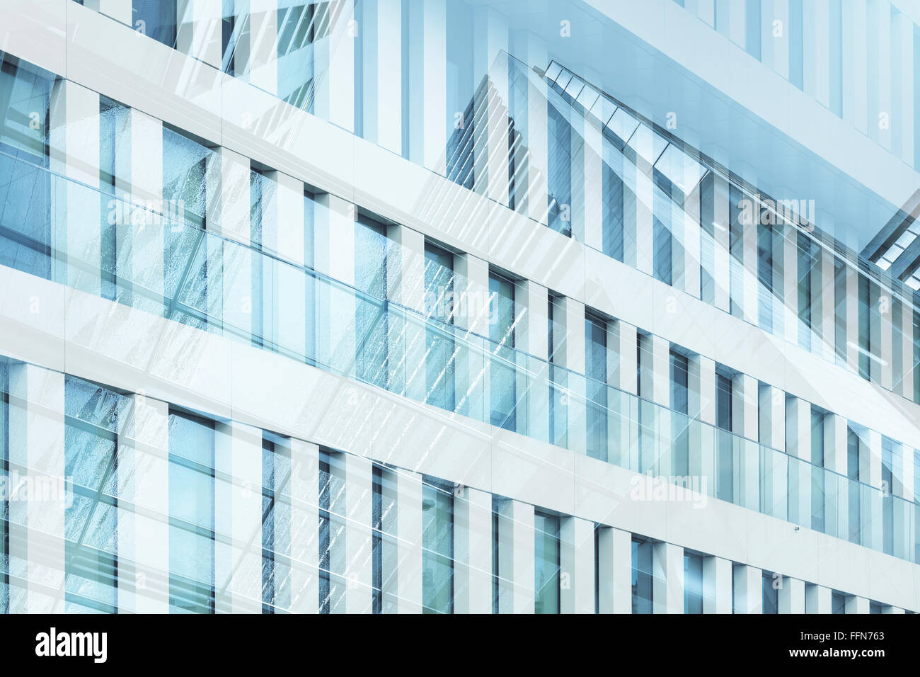 Abstract illustration architecturale Banque D'Images