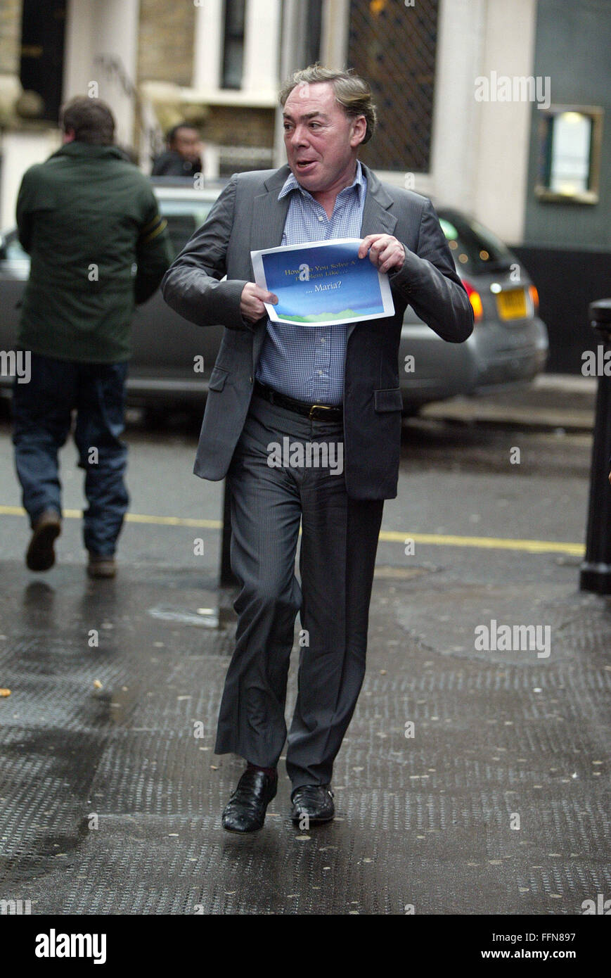 Andrew Lloyd Webber avec west side story de quitter le lierre (image de crédit©Jack Ludlam) Banque D'Images