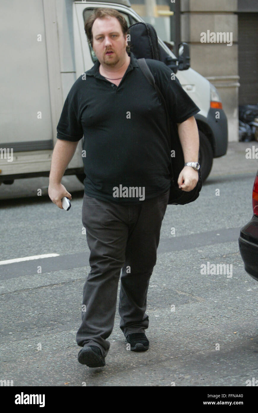 Mitch Benn, London BBC Radio 2 (crédit de droit©Jack Ludlam) Banque D'Images