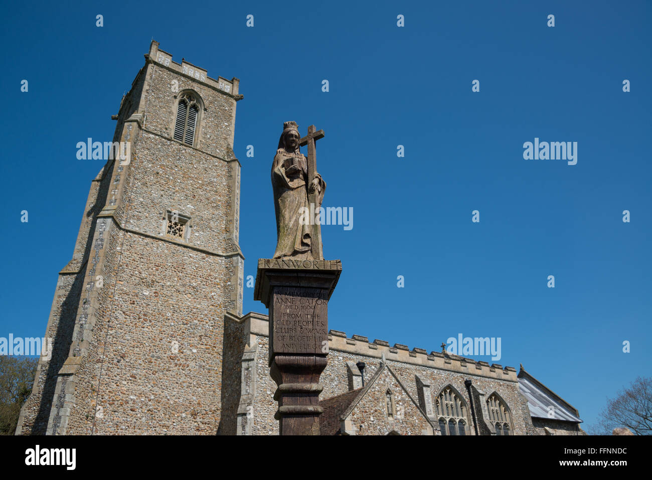 L'église paroissiale de Saint Helen à Ranworth, Norfolk Banque D'Images