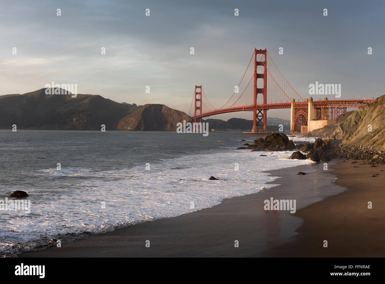 Le Golden Gate Bridge, San Francisco, California, USA Banque D'Images