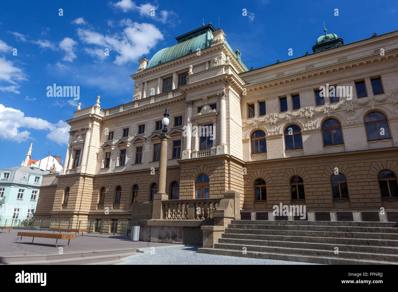 Josef Kajetan Tyl Theatre (1902) Vieille Ville, Plzen République Tchèque, Europe Banque D'Images