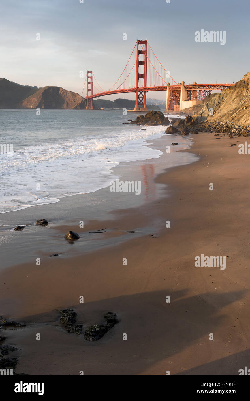Le Golden Gate Bridge à San Francisco, Californie, USA Banque D'Images