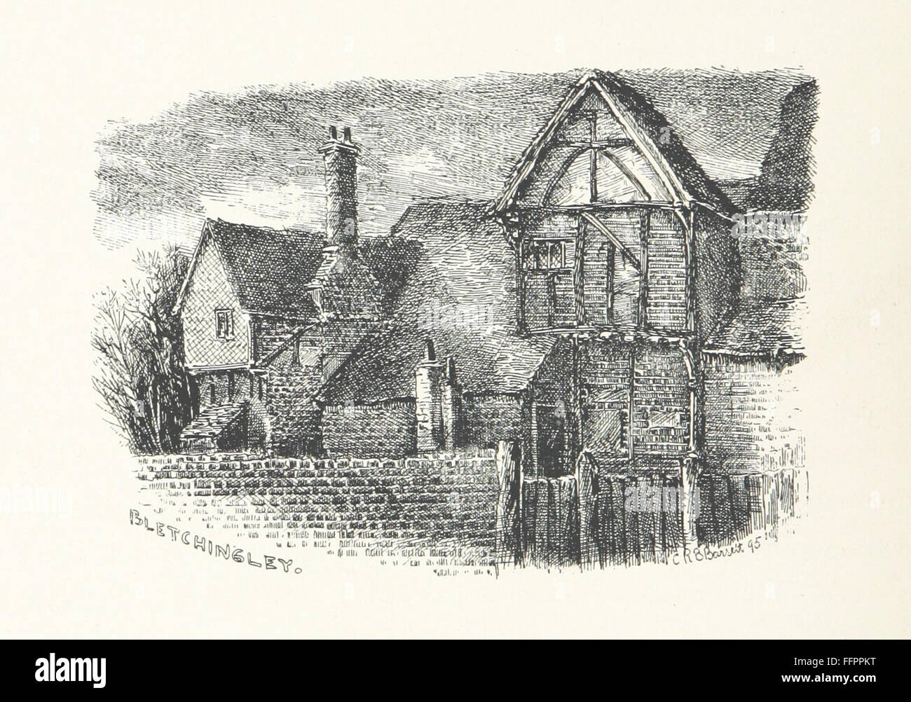 24 de 'Surrey ; les routes, chemins et voies navigables. Écrit et illustré par C. R. B. Barrett' Banque D'Images