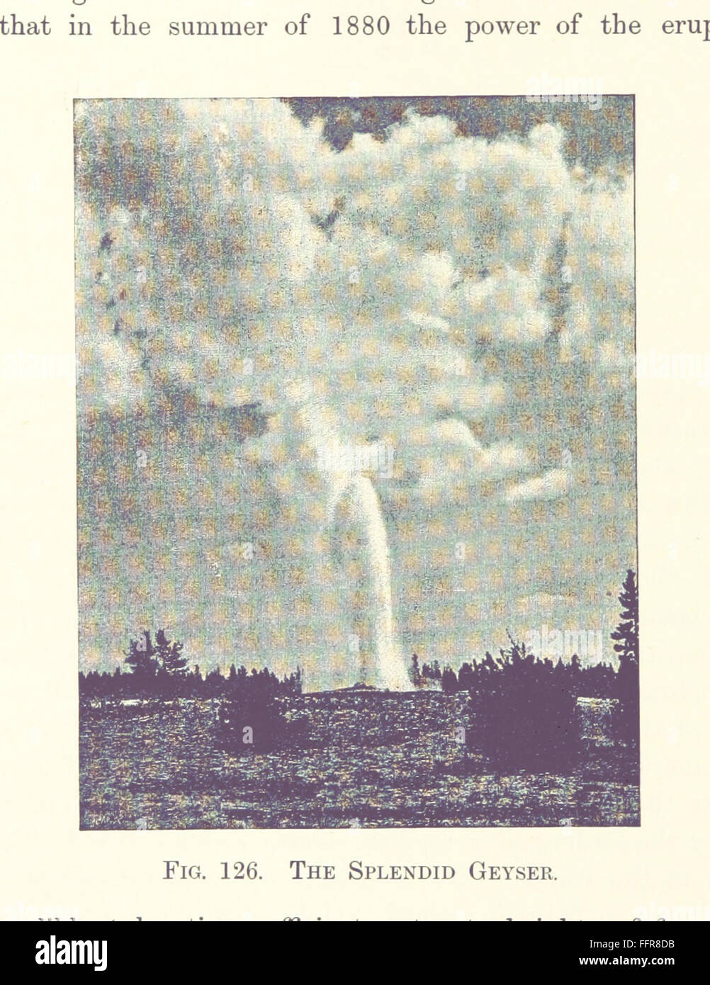 10 de 'Le Yosémite, en Alaska, et au Yellowstone ... Tiré à part de "l'ingénierie." [avec une préface de J. Dredge, et avec l'illu Banque D'Images