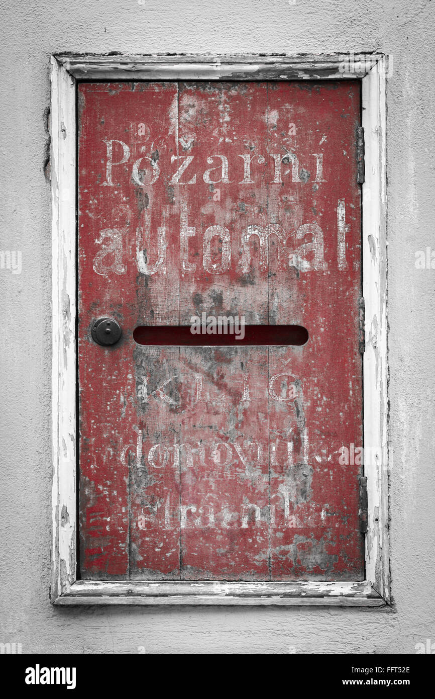 Montage à sec Vintage - Détail de la vieille ville de Novy Svet, Prague Hradcany castle alley Banque D'Images