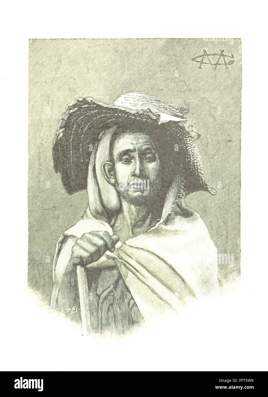 'A travers le Maroc' est un livre de voyage vintage qui documente le voyage de l'auteur à travers le Maroc. Avec des notes et des croquis de l’artiste, le livre fournit un récit visuel et narratif des paysages, des gens et de la culture du Maroc. Banque D'Images