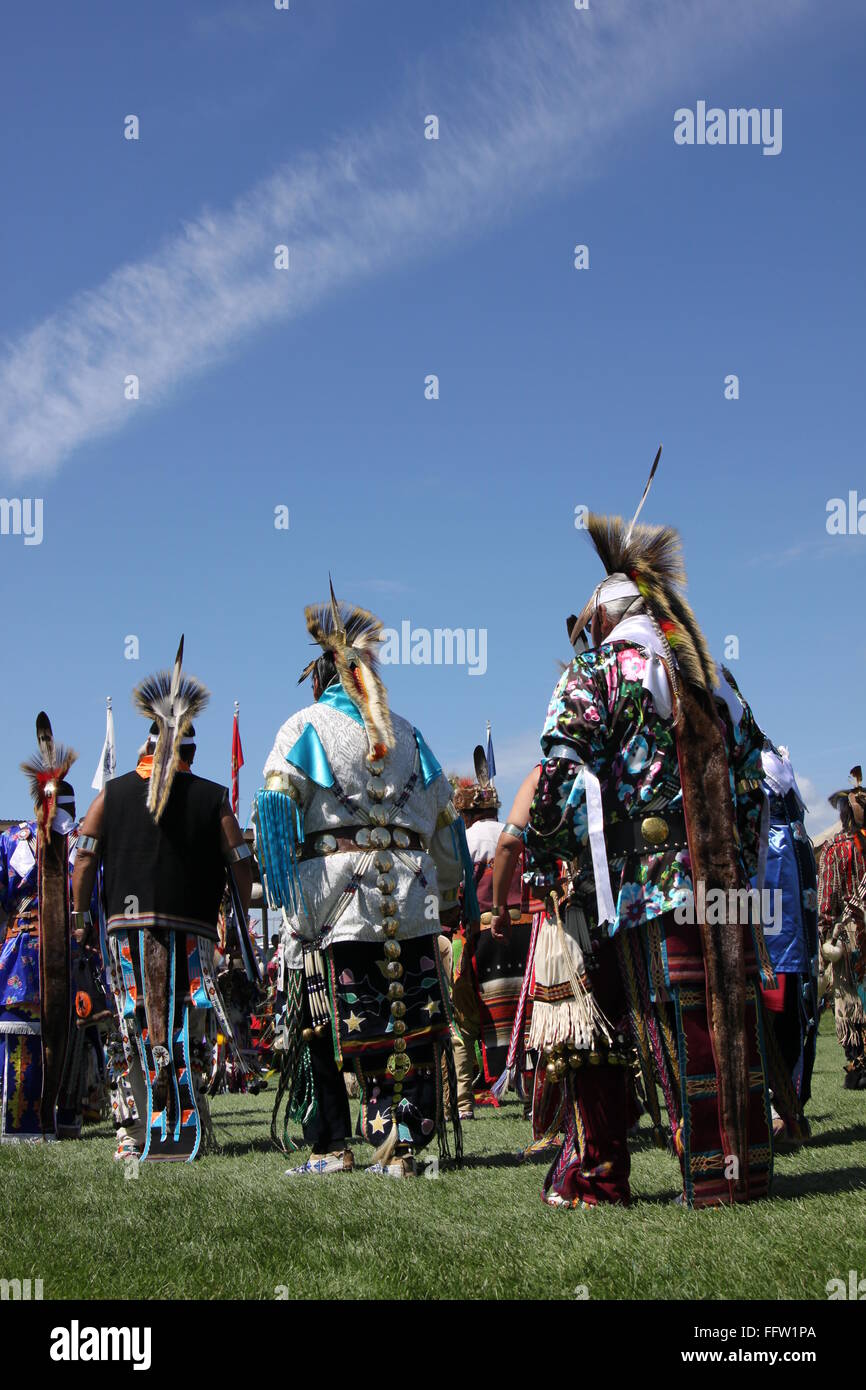 Shakopee Mdewakanton Communauté Sioux Wacipi Pow Wow, Native American Dance Festival - 20/08/2011 - United States / Minnesota Banque D'Images