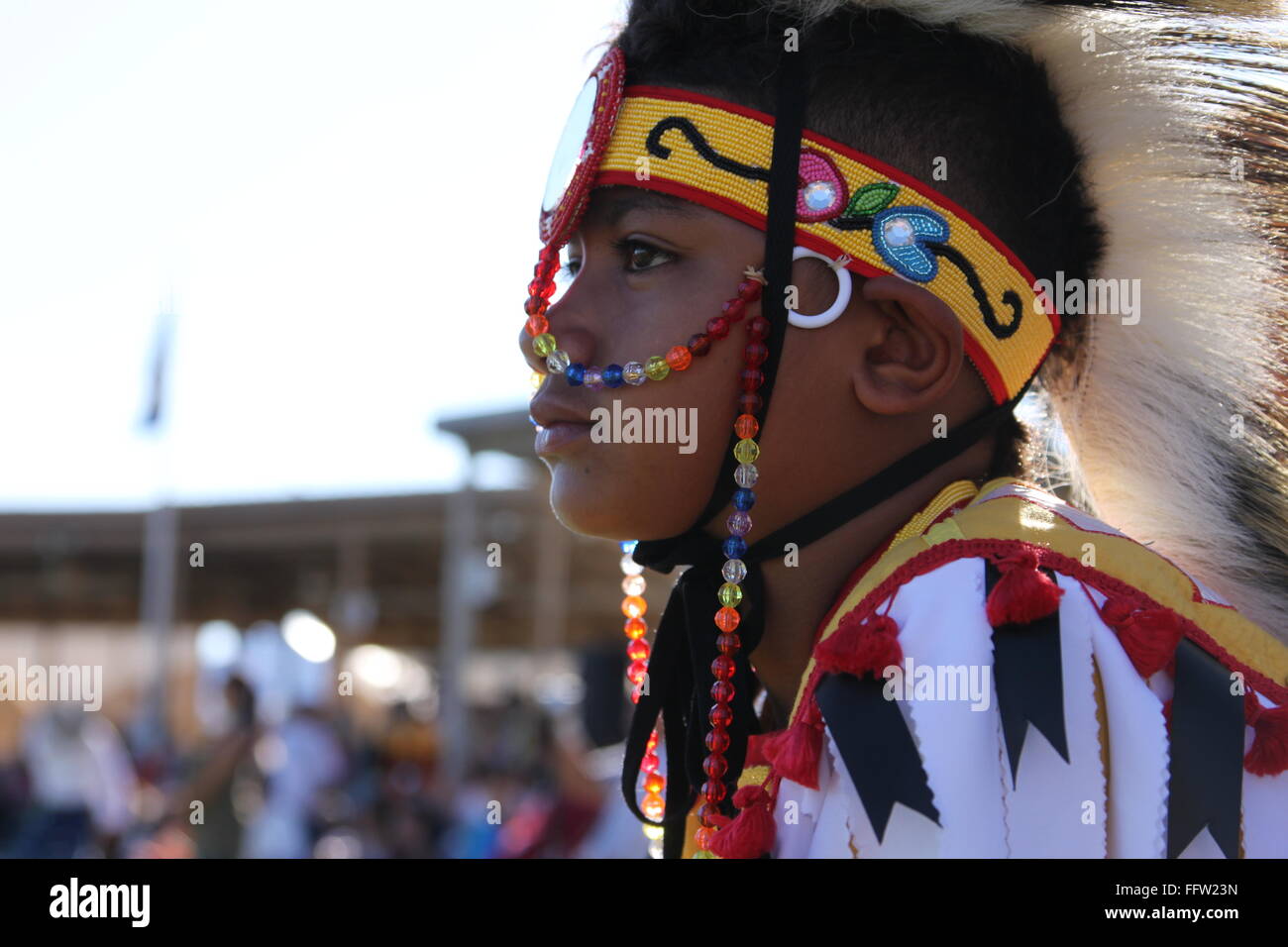 Shakopee Mdewakanton Communauté Sioux Wacipi Pow Wow, Native American Dance Festival - 22/08/2011 - United States / Minnesota Banque D'Images
