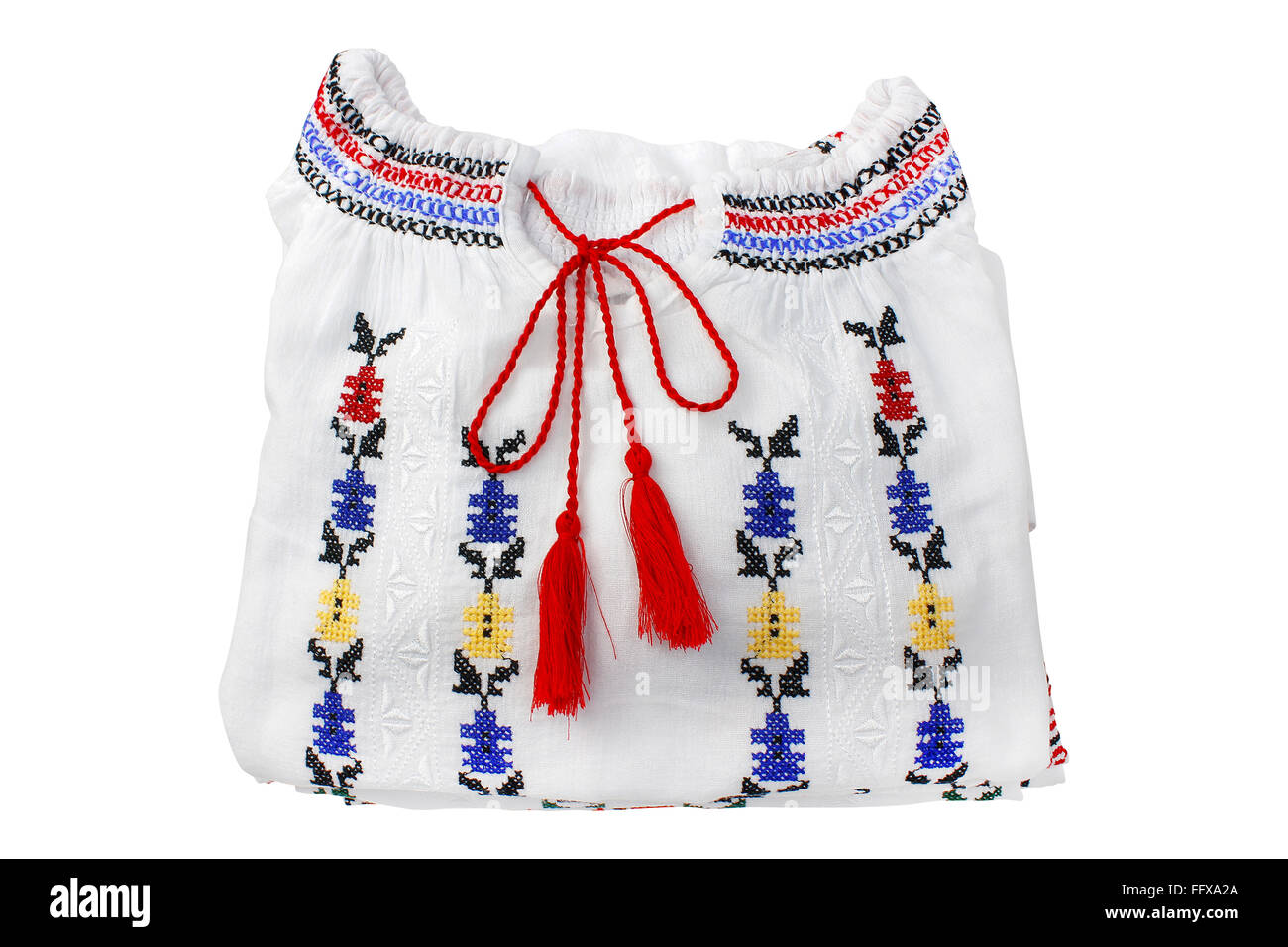 Romanian folk traditionnel chemisiers Banque D'Images