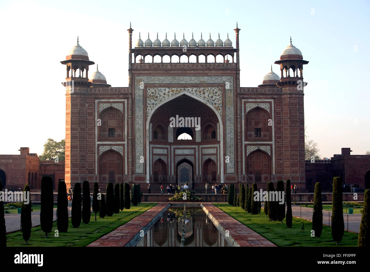 Patrimoine de Taj Mahal, Agra, Uttar Pradesh, Inde Banque D'Images