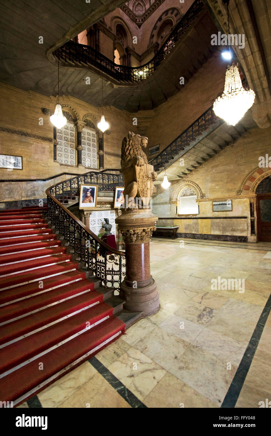 Victoria Terminus VT maintenant Gare Chhatrapati Shivaji CST Bombay Mumbai Maharashtra Inde intérieur Banque D'Images