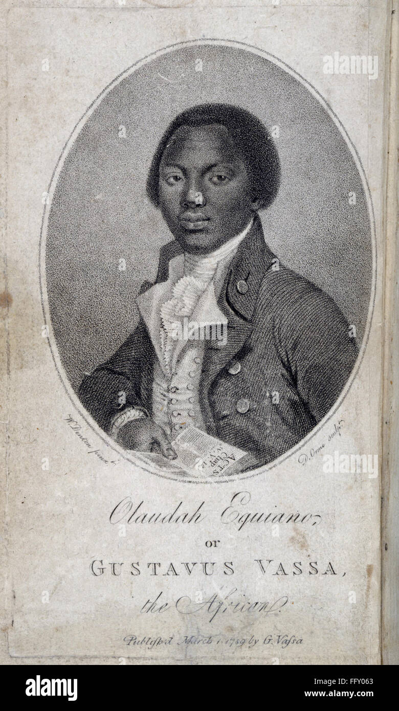 Cette biographie raconte l'histoire remarquable d'Olaudah Equiano, un Africain qui a été réduit en esclavage, plus tard libéré, et est devenu un abolitionniste et écrivain influent, mettant en lumière les horreurs de l'esclavage. Banque D'Images