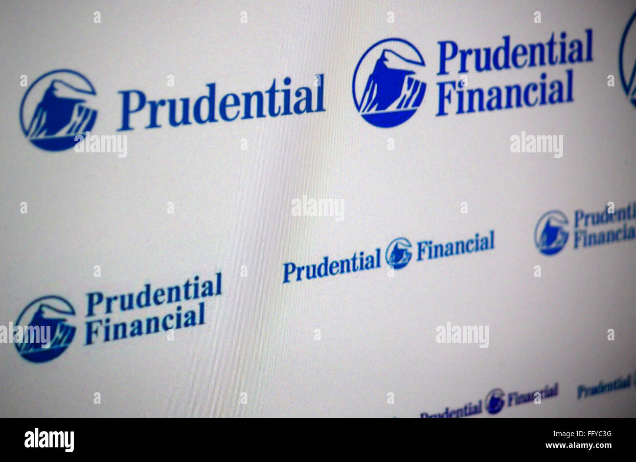 Markenname : 'Prudential'. Banque D'Images