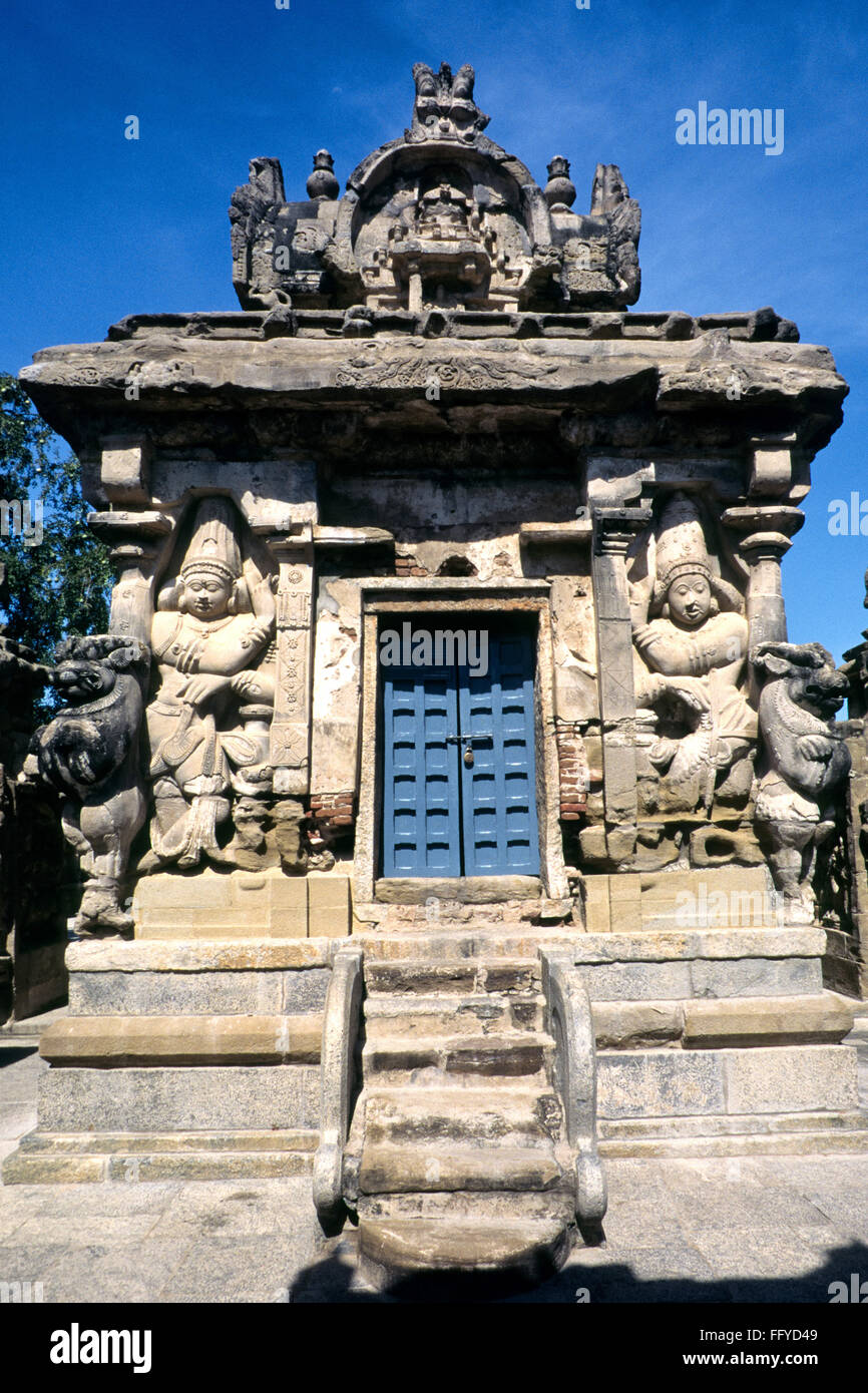 Kailasanathar temple Kanchipuram ; ; ; Tamil Nadu Inde Banque D'Images