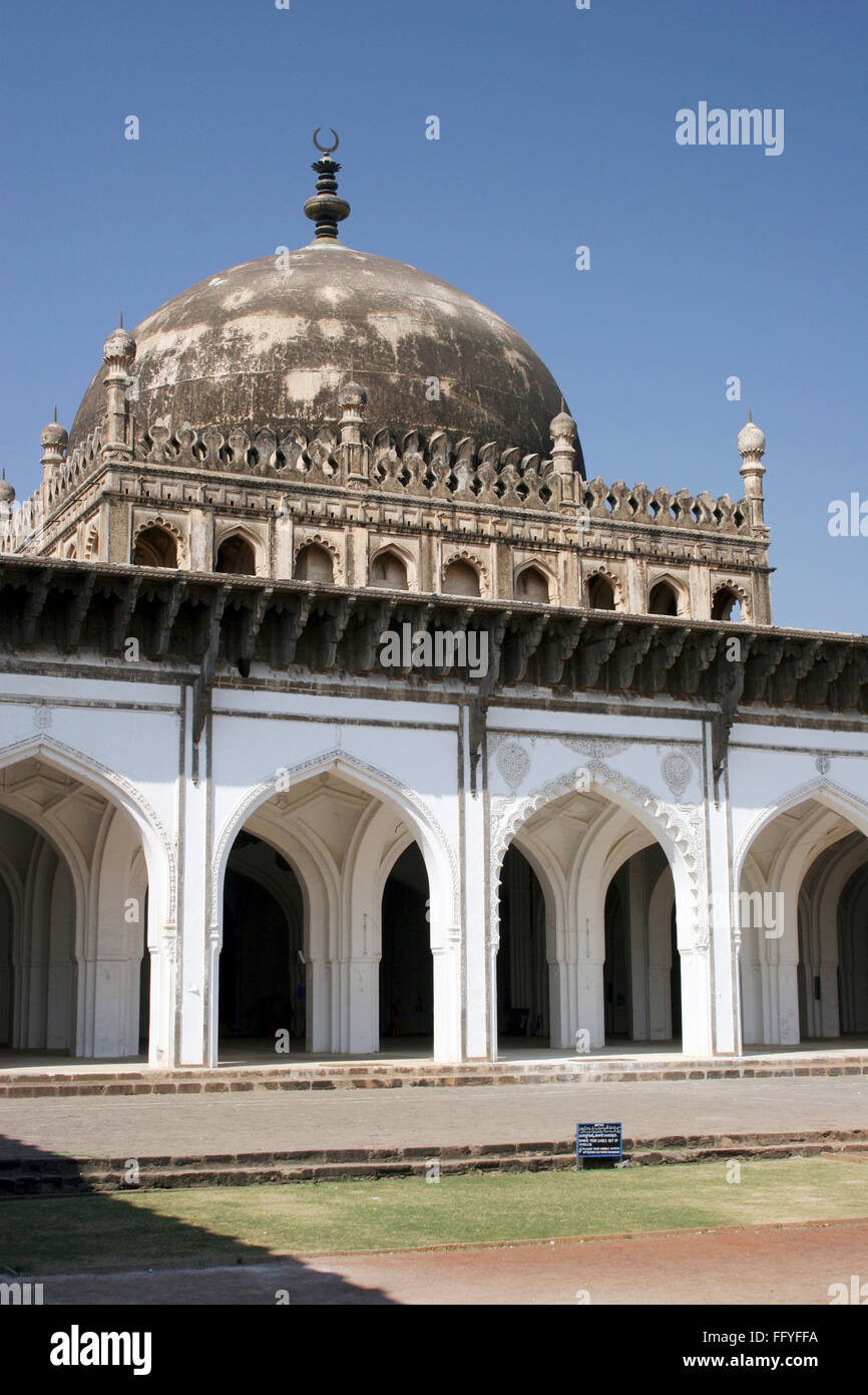 Jama Masjid Bijapur , Karnataka , Inde Banque D'Images