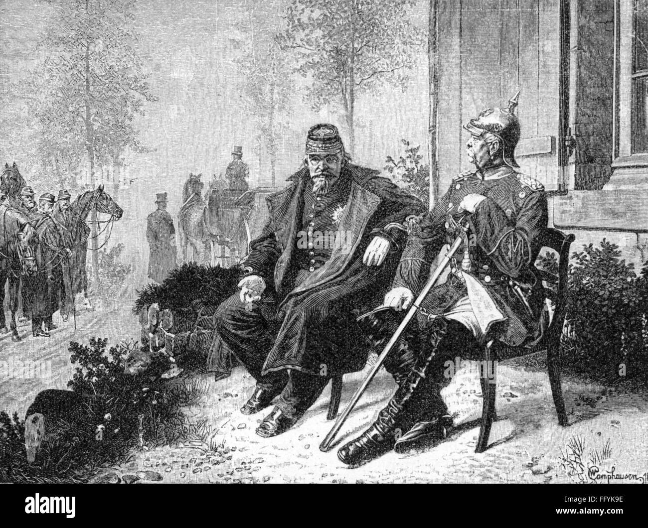 Rencontre entre l'empereur Napoléon III et Otto von Bismarck, 1870