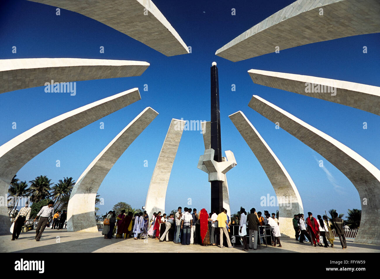 MGR samadhi ; Beach Road Chennai Madras ; ; ; Tamil Nadu Inde Banque D'Images
