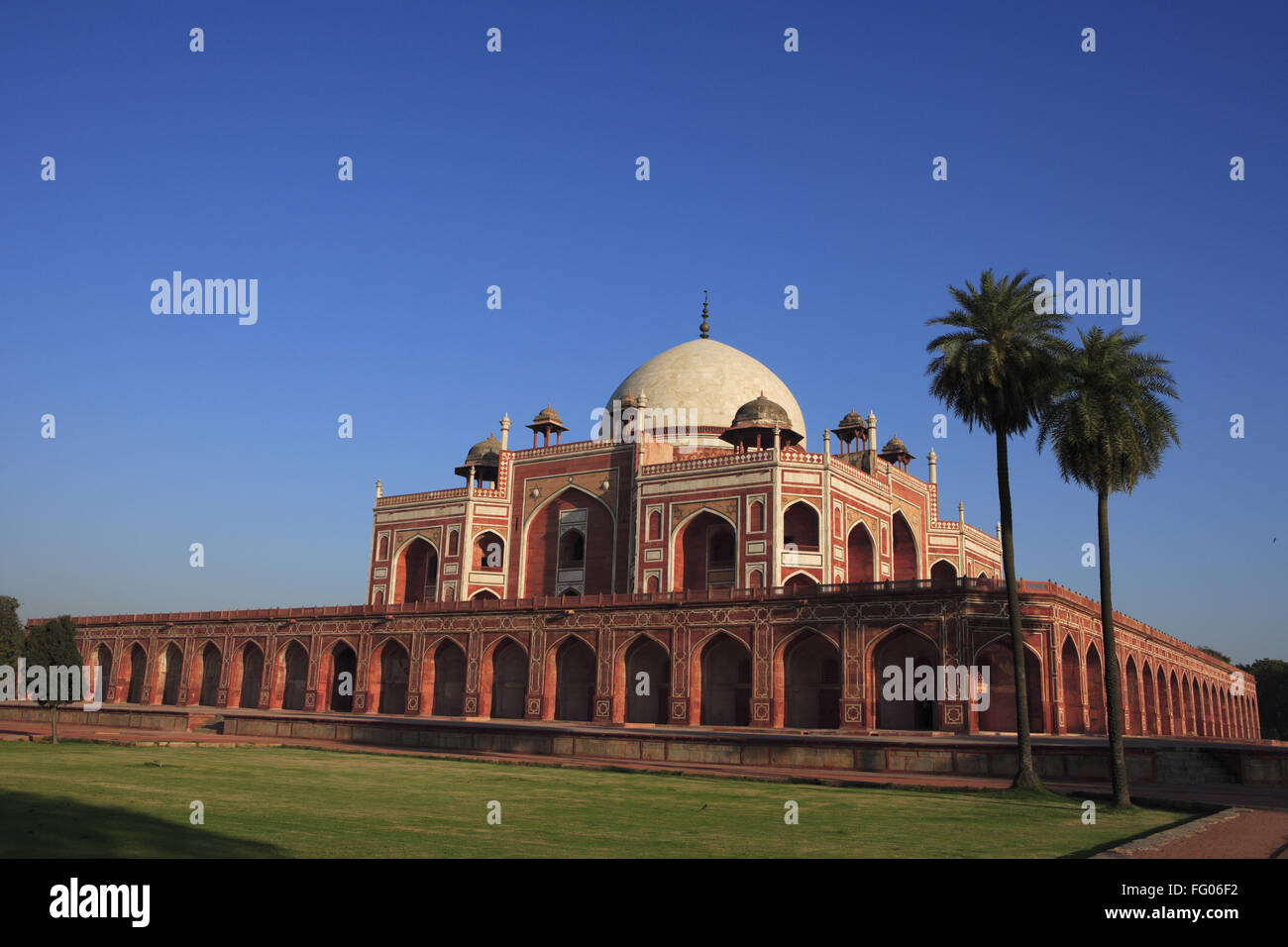 Tombe de Humayun construit en 1570 , Delhi , Inde UNESCO World Heritage Site Banque D'Images