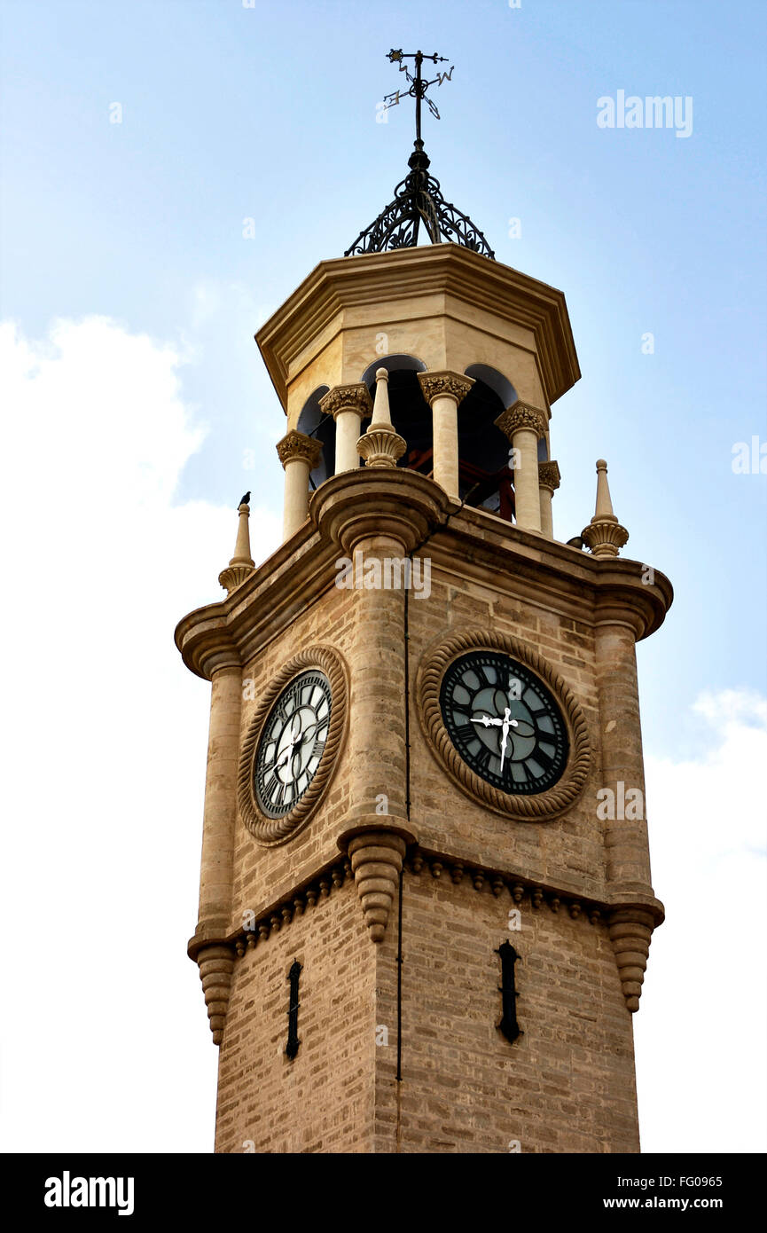 Tour de l'horloge , confiture , Rajkot , Inde , Gujarat Saurashtra Banque D'Images