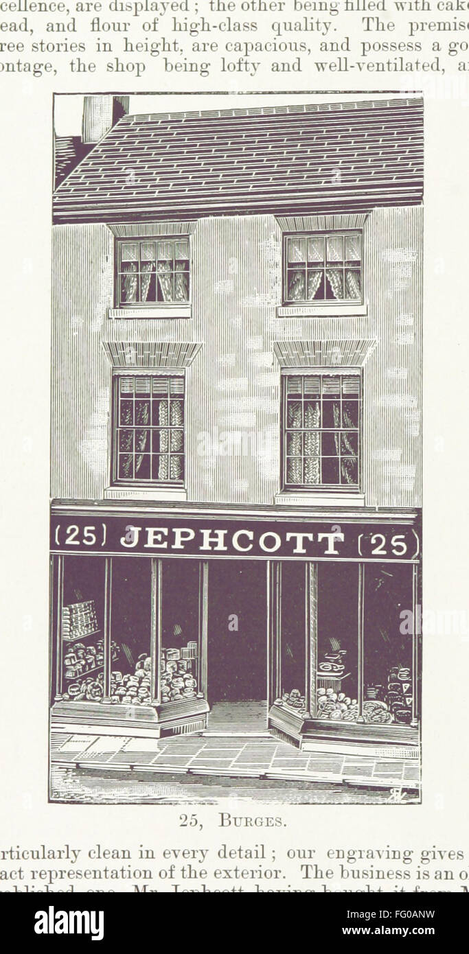 Cette revue illustrée fournit un guide des métiers locaux à Coventry, mettant en évidence les meilleurs endroits pour acheter divers biens et services dans la ville. Il offre un aperçu complet du paysage commercial de la ville, avec des illustrations des entreprises et un accent sur l’économie locale de Coventry. Banque D'Images