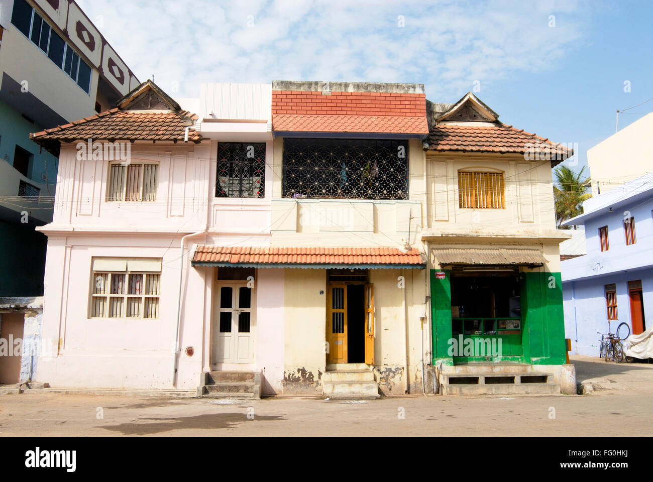 Chambre Rez-de-chaussée plus un village à Suchindram Kanyakumari Tamil Nadu Inde Banque D'Images