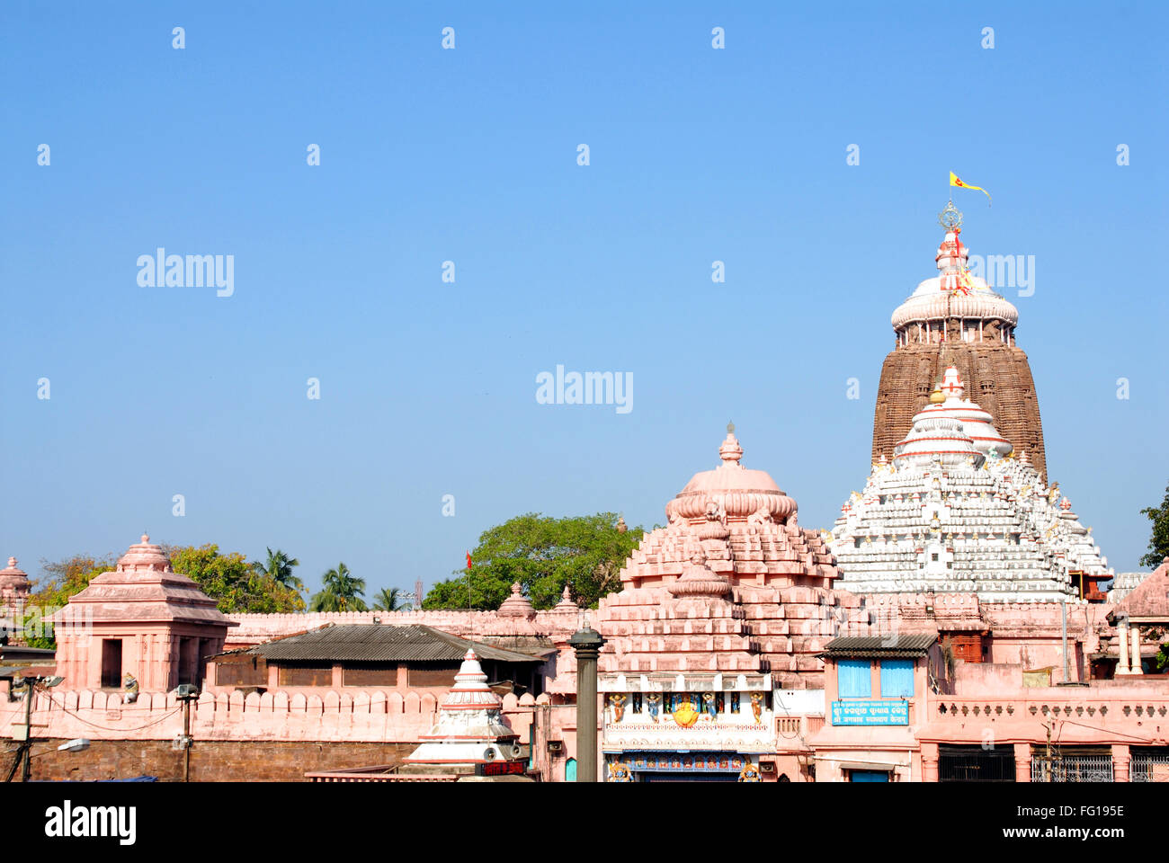 Jagannathpuri temple consacré à dieu Krishna Baldev Subhadra , Puri Orissa , , Inde Banque D'Images