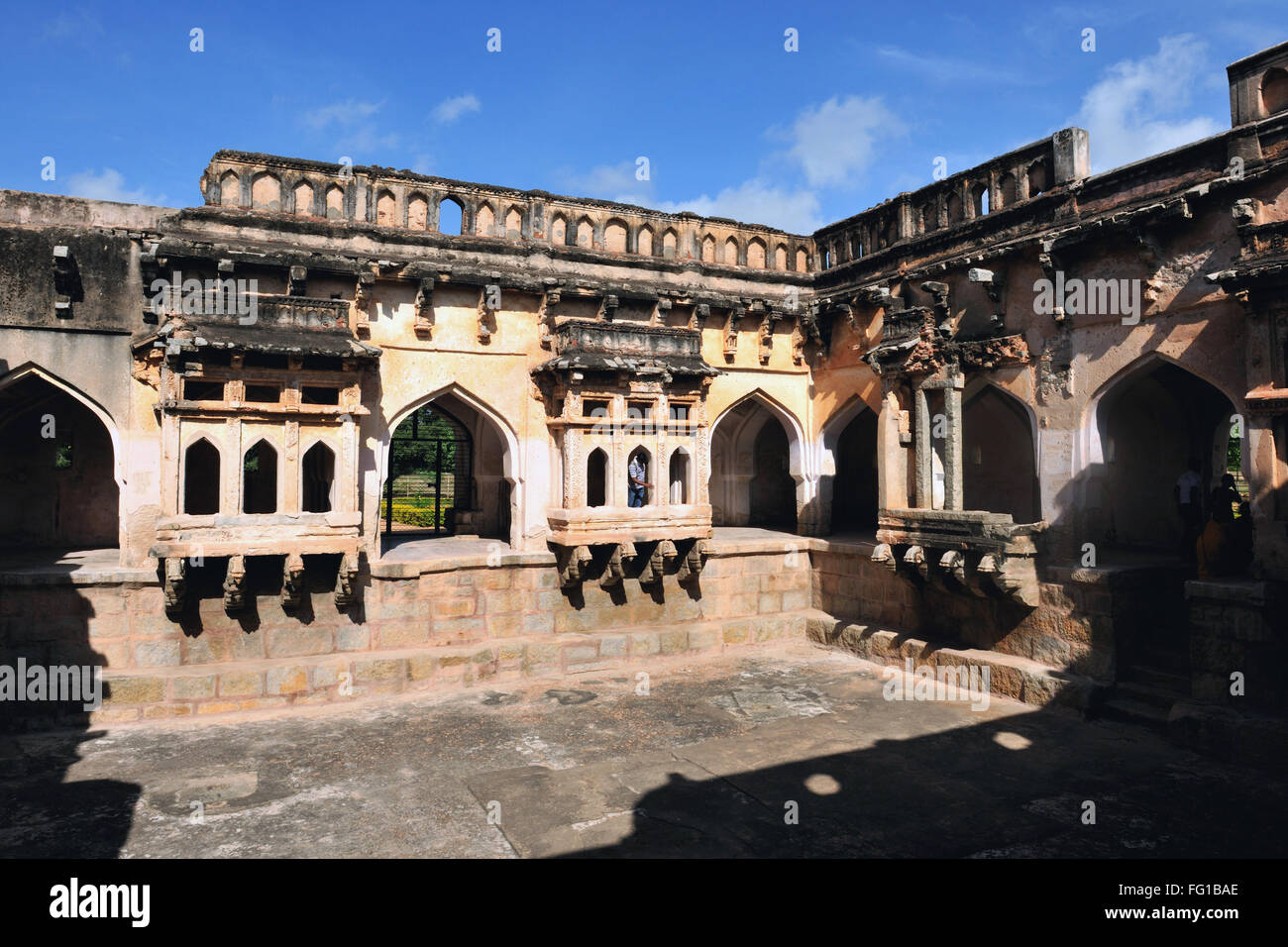 Queens Bath Hampi Karnataka Inde Asie Octobre 2010 Banque D'Images