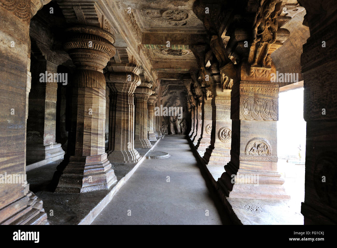 Paravasudeva Cave Badami Bagalkot Karnataka Inde Asie Oct 2010 Banque D'Images