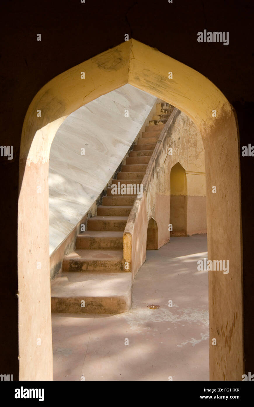 Jantar Mantar observatoire astronomique , Jaipur, Rajasthan , Inde Banque D'Images