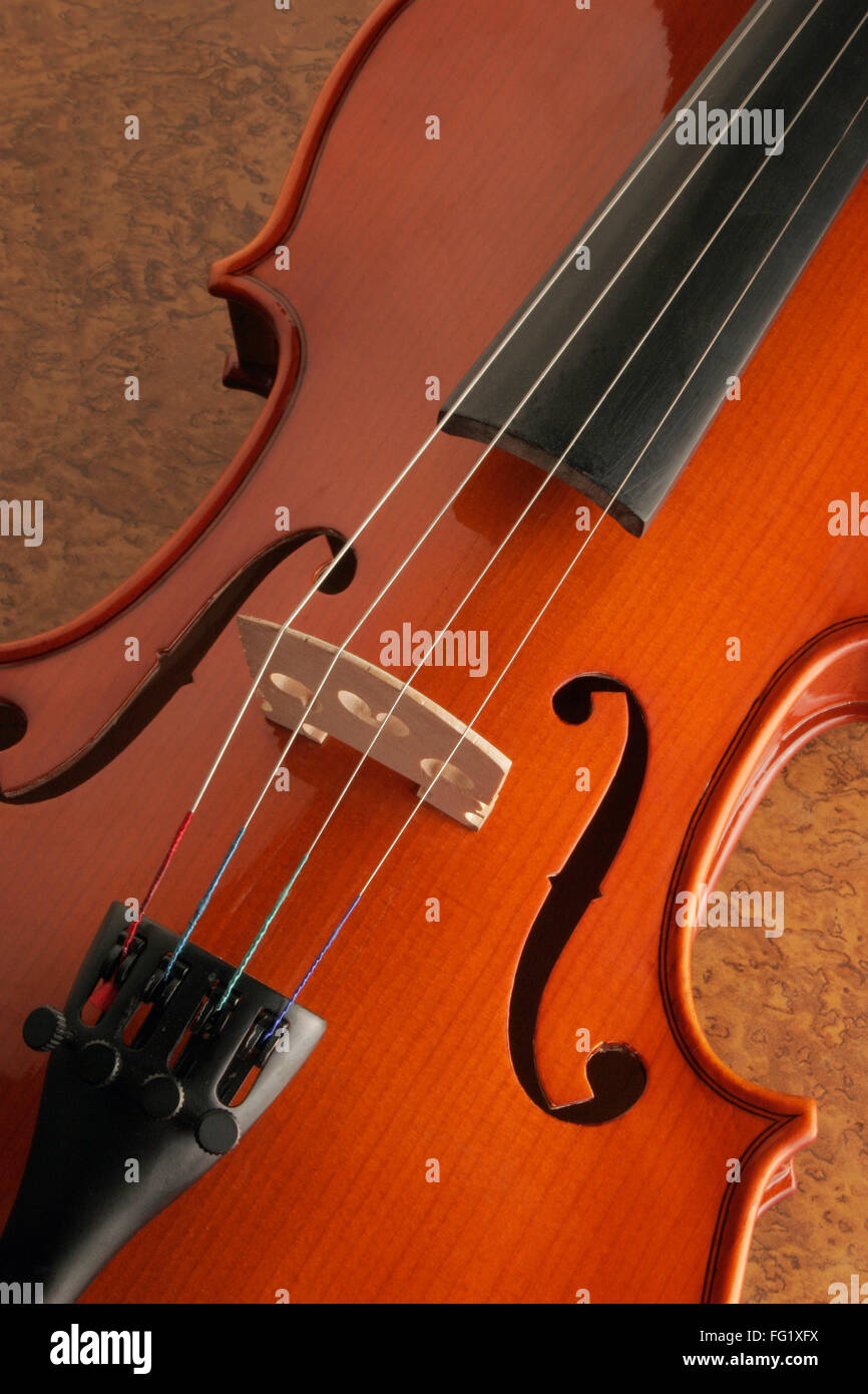 Résumé et illustration de l'instrument de musique avec du violon polonais couleur Banque D'Images