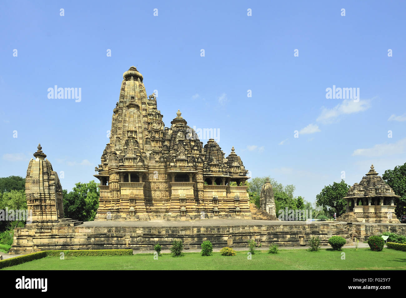Vishvanath temple Khajuraho Madhya Pradesh, Inde Banque D'Images