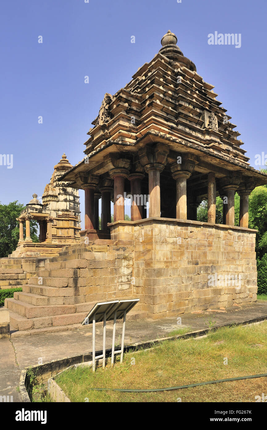 Khajuraho Madhya Pradesh inde temple varaha Banque D'Images