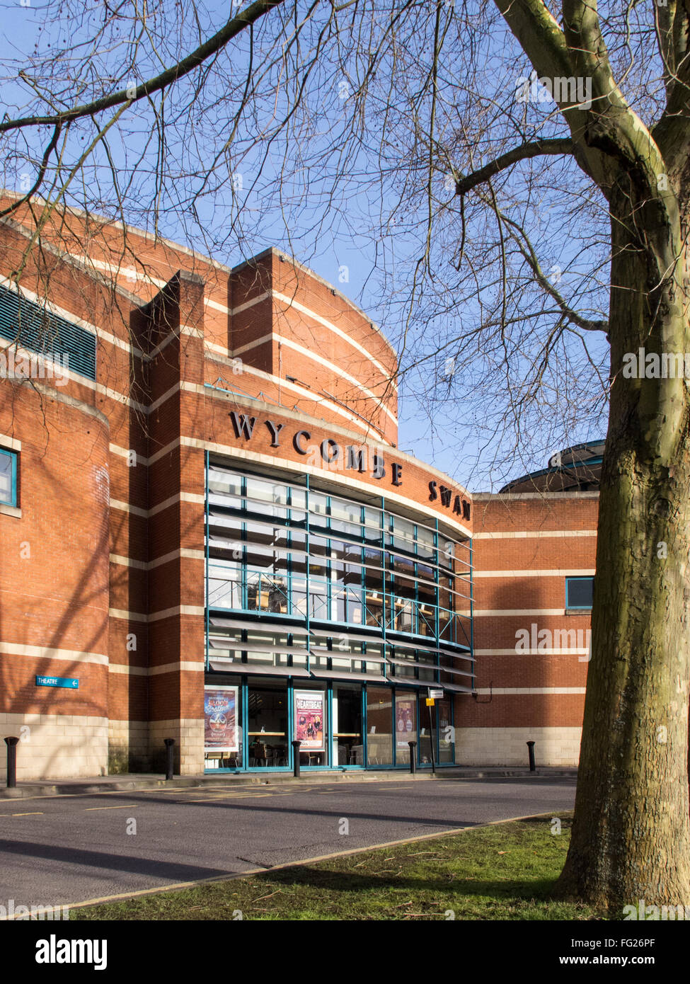 Le Wycombe Swan Theatre, High Wycombe, Buckinghamshire, Royaume-Uni. Banque D'Images