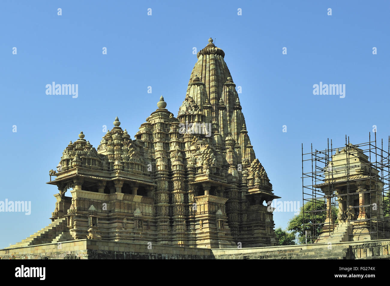 Kandariya Mahadeva temple Khajuraho Madhya Pradesh, Inde Banque D'Images