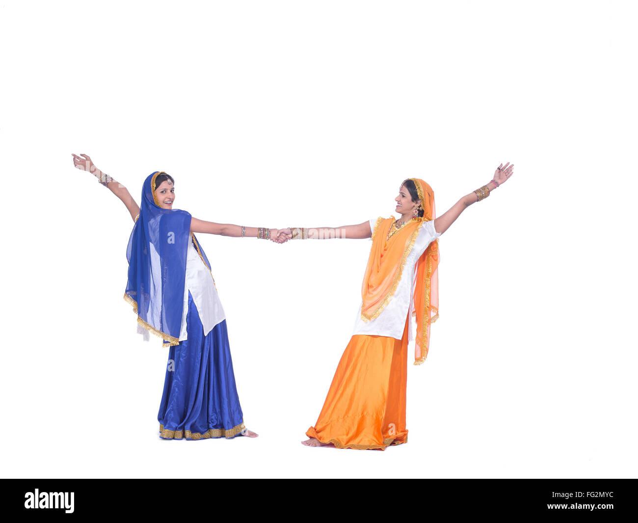 Les danseurs de danse folklorique bhangra M.# 779E 779D; Banque D'Images Les danseurs de danse folklorique bhangra M.# 779E 779D; Banque D'Images